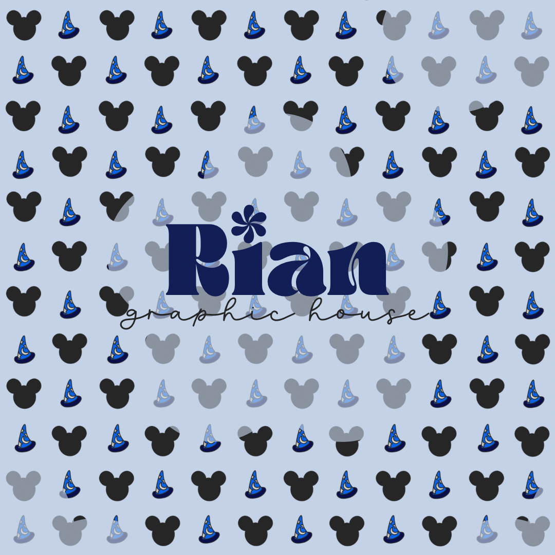 Mini Mickey//Blue Seamless