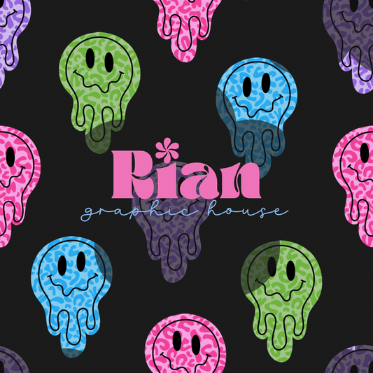 Serotonin Melt//Charcoal Seamless