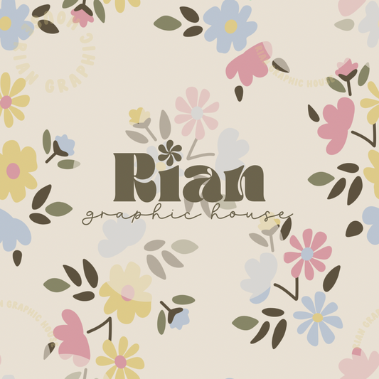 Cottage Blossoms Seamless