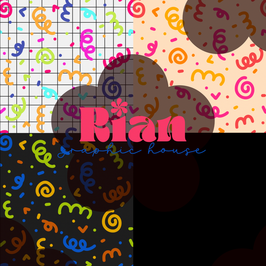 Party Graffiti Seamless