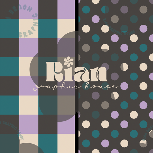 Coordinates//Cool Colors Seamless