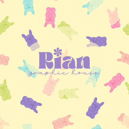 Gummy Bunny Seamless