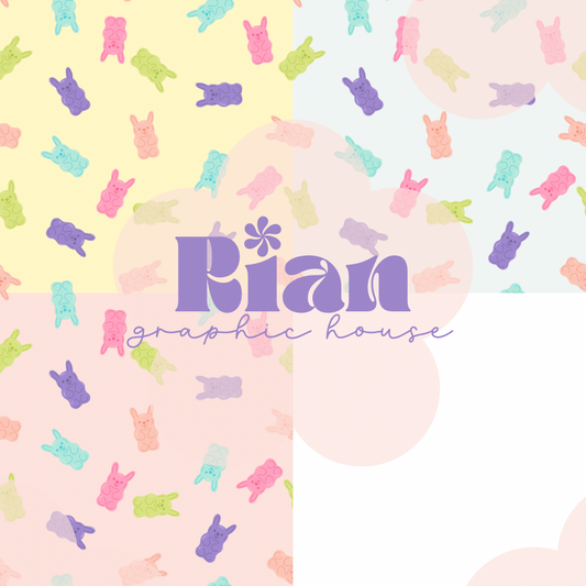 Gummy Bunny Seamless