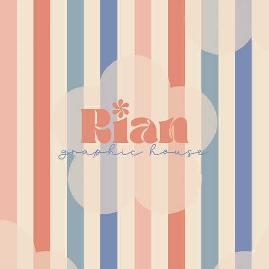 Stripes//Storybook Botanicals Seamless