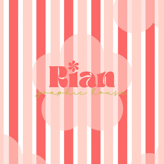 Strawberry Stripes Seamless