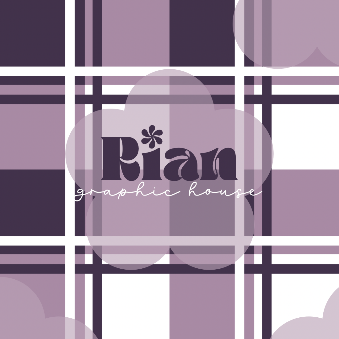 Blueberry Plaid Seamless