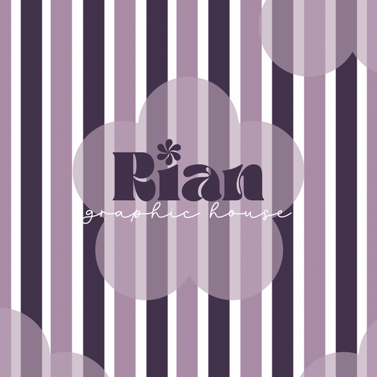 Blueberry Stripes Seamless