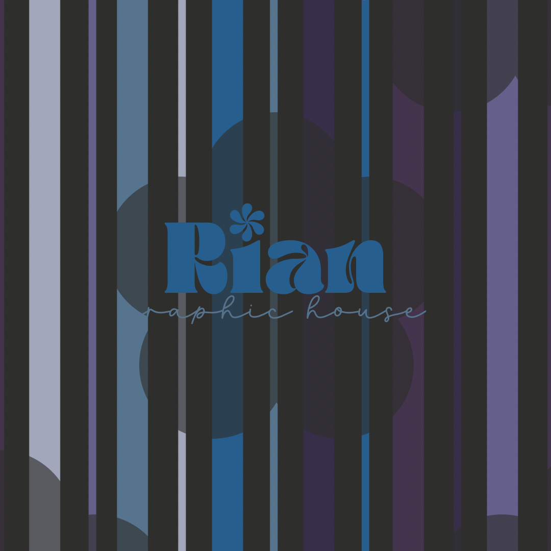 Blueberry Bliss Stripes Seamless