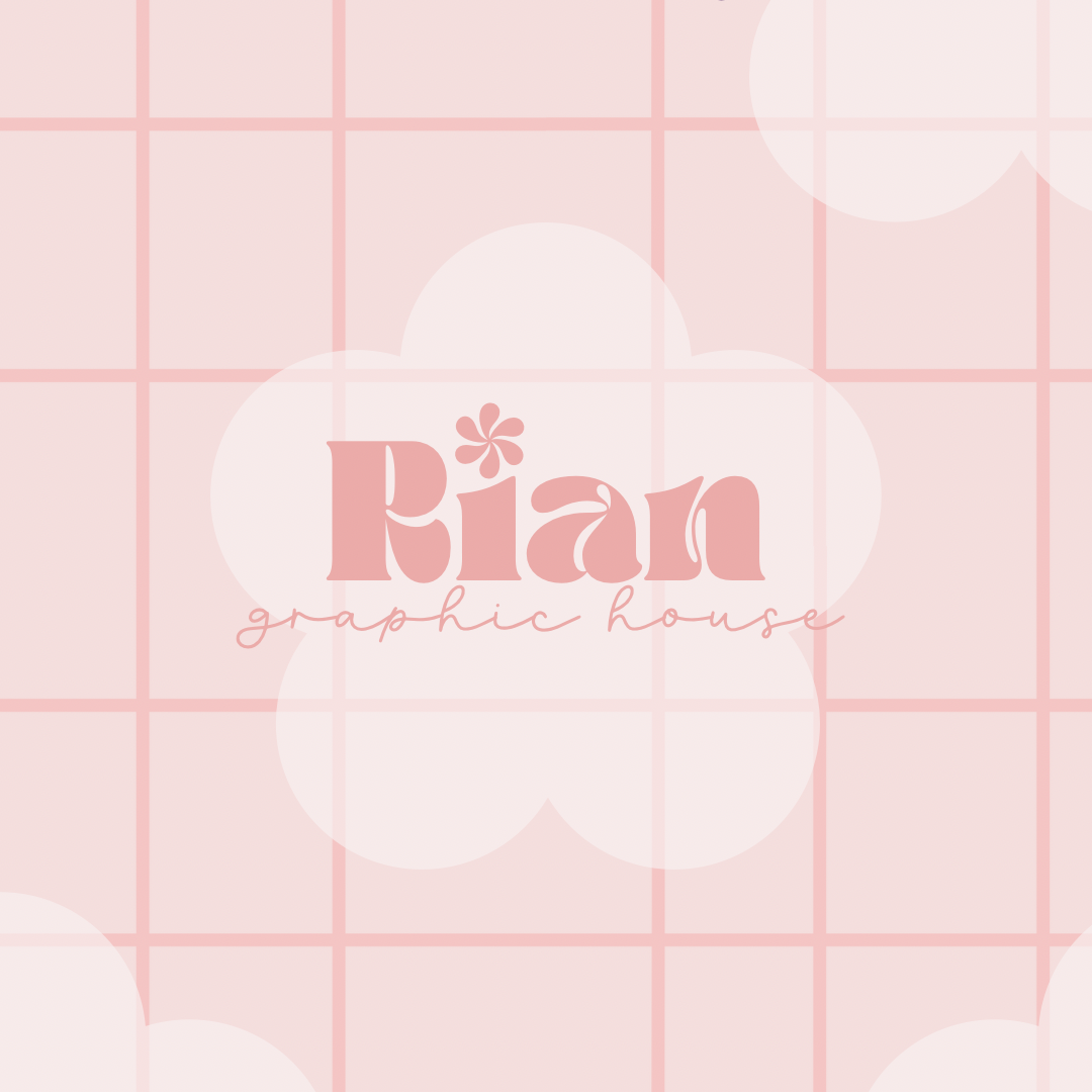 Pink Christmas Grid Seamless