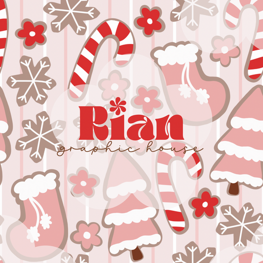 Christmas Cookies//Stocking Seamless