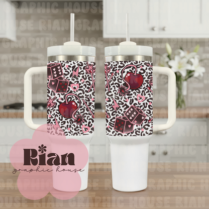 Cherry Bomb 40oz Quencher Wrap