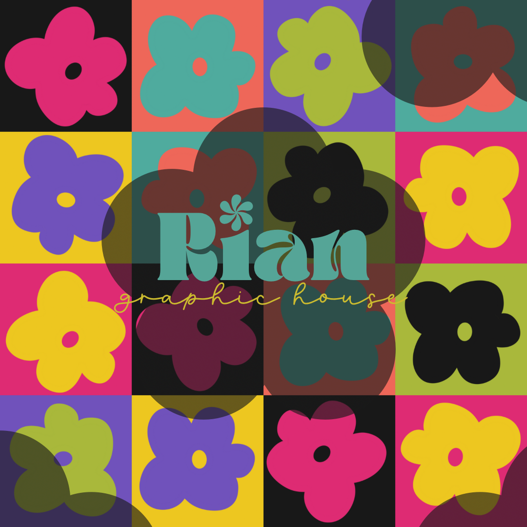 Flower Power Patchwork//Feelin’ Batty Seamless