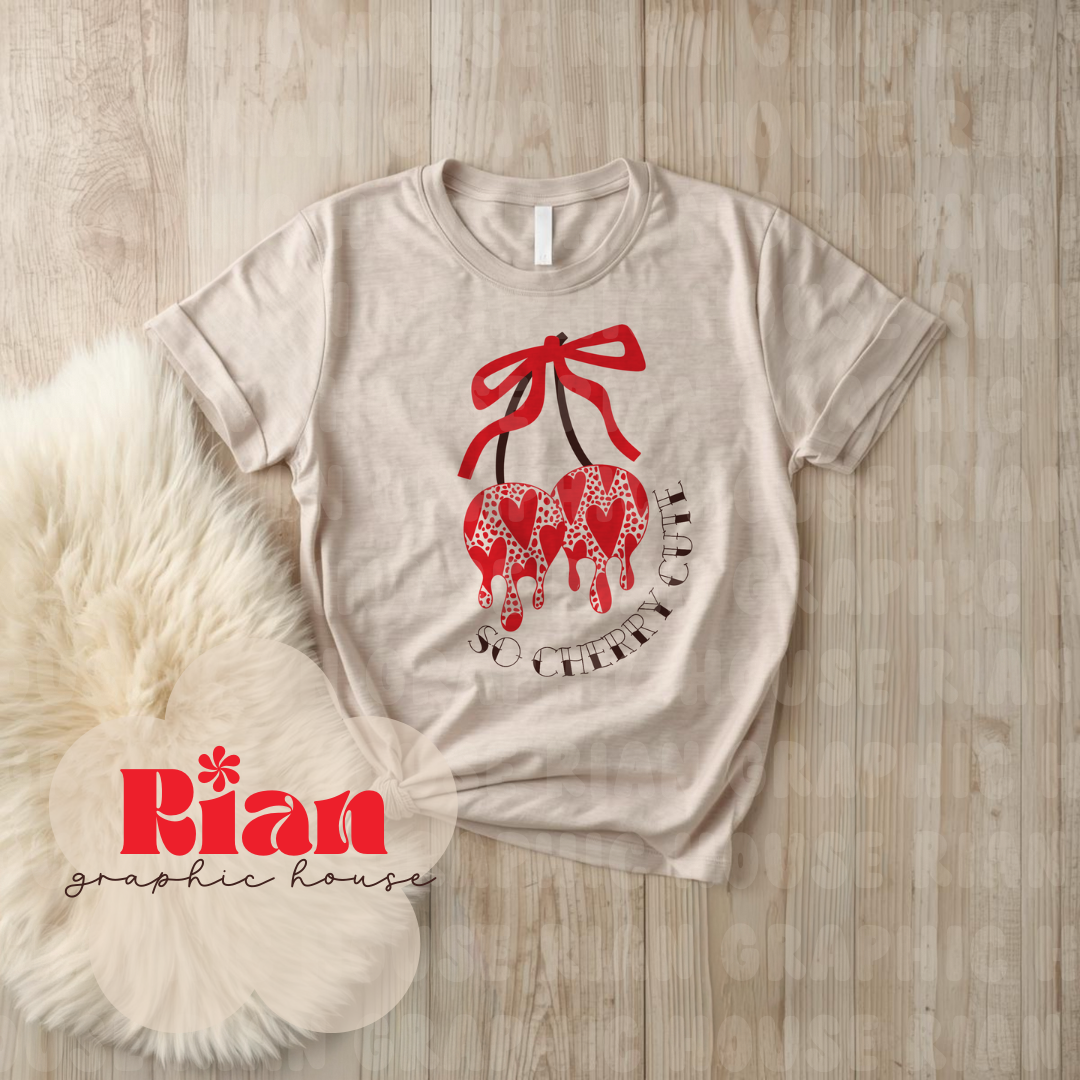 So Cherry Cute Drip PNG