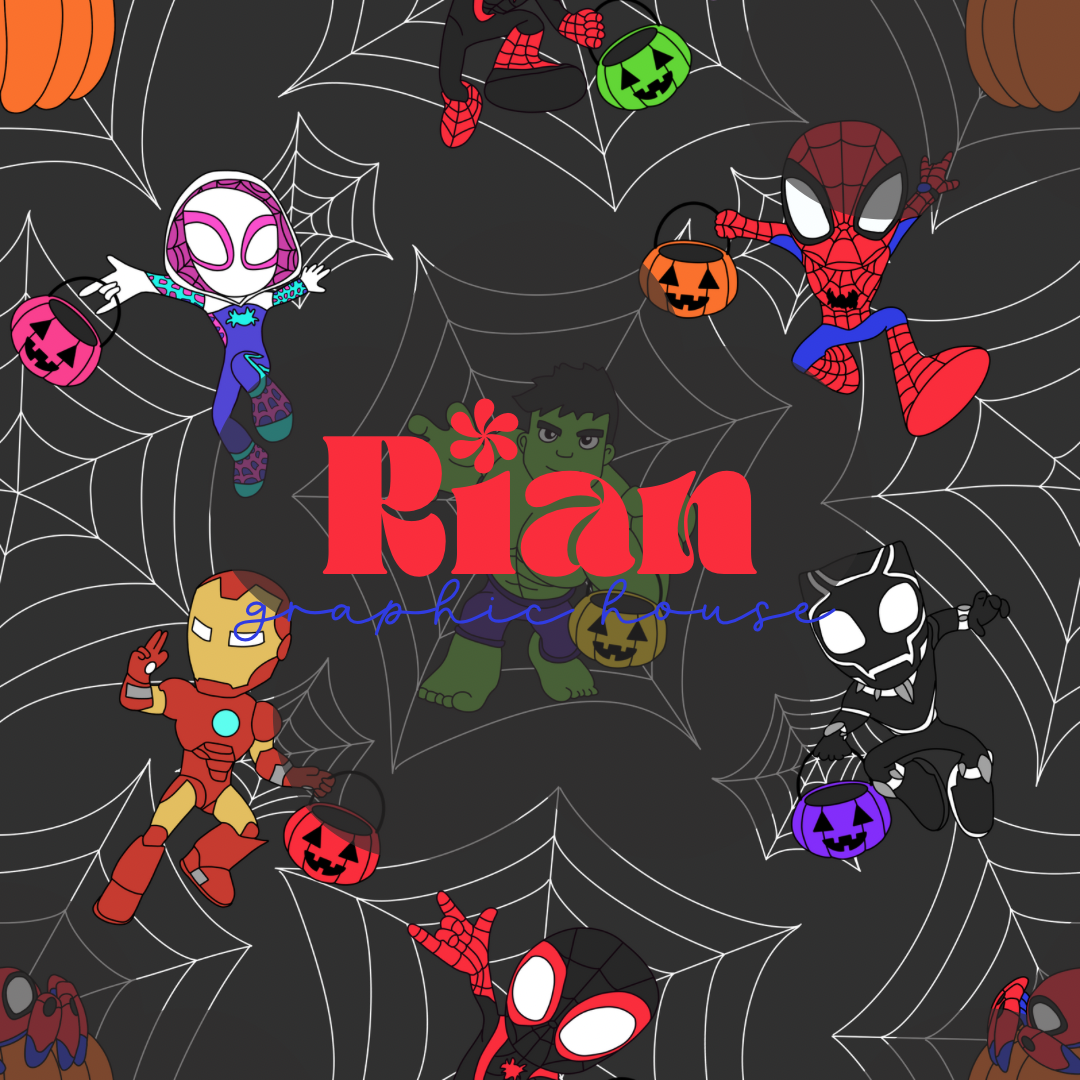 Spooky Spiders Seamless