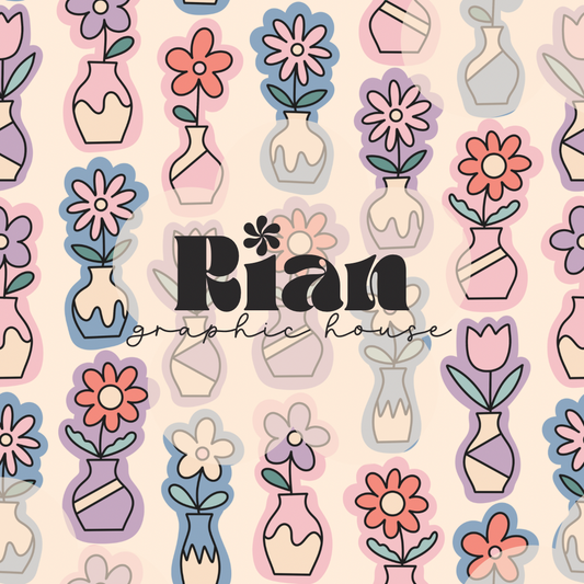 Flower Pots Seamless