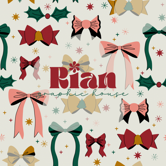 Holiday Bows Seamless