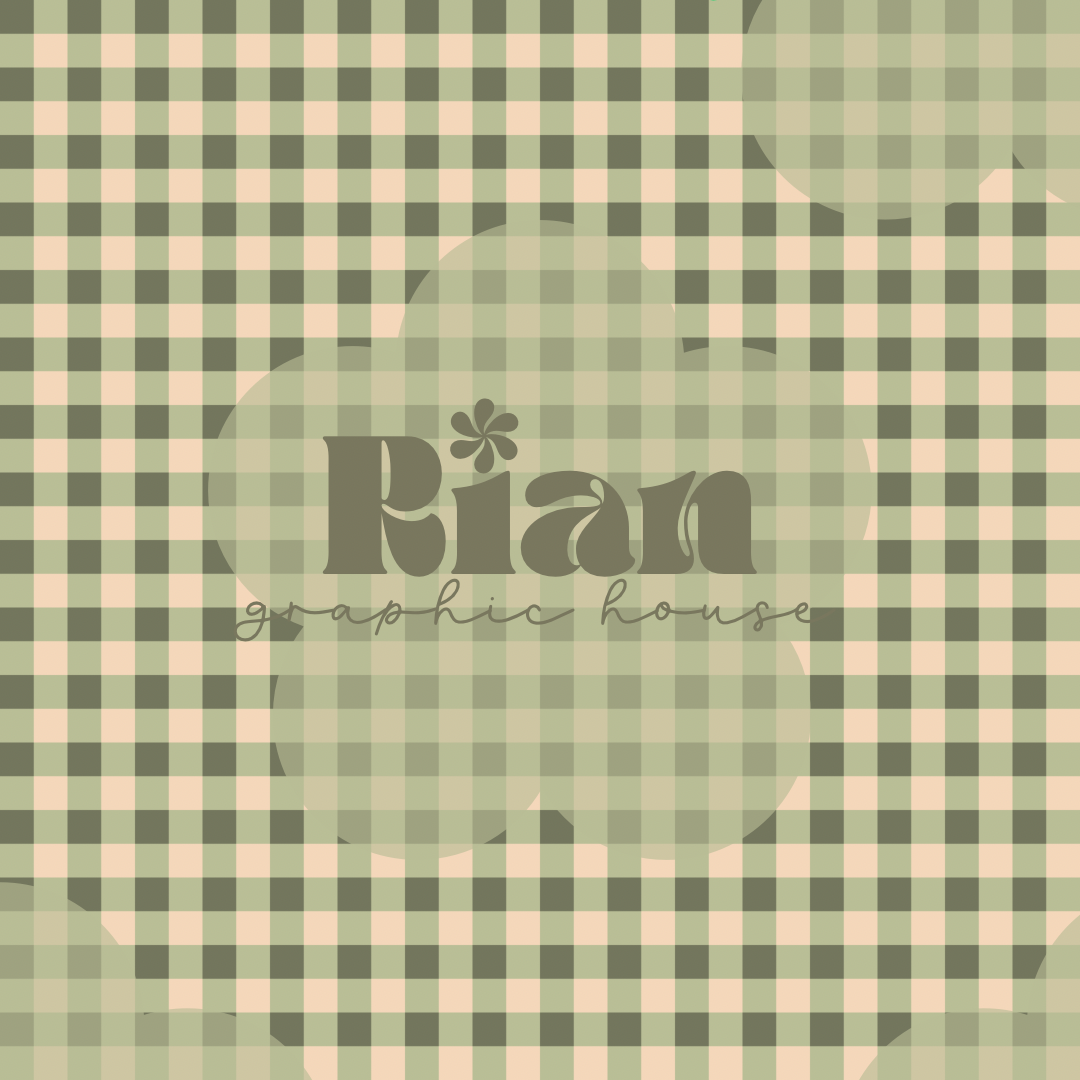 Gingham//Rose Society + Butterfly Cottage Seamless