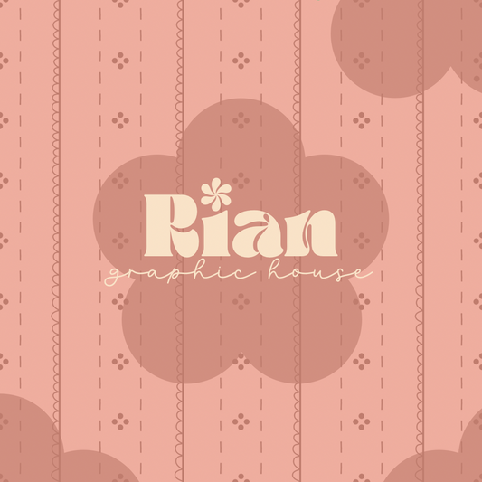 Faux Pointelle//Rose Milk Seamless